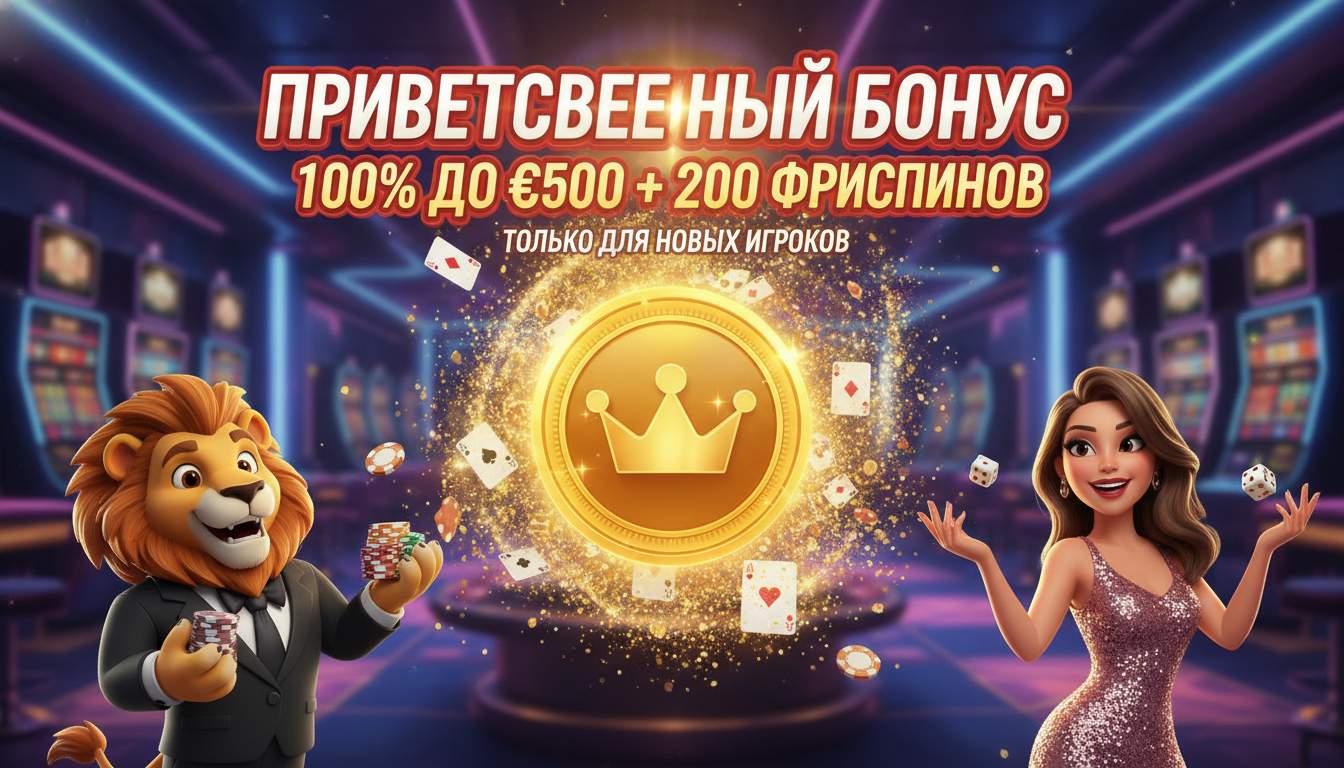 Начните с приветственного бонуса Приветственный бонус